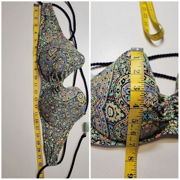 Victoria's Secret Bikini The Getaway Halter and Knockout Bottoms Ruched - Picture 13 of 15